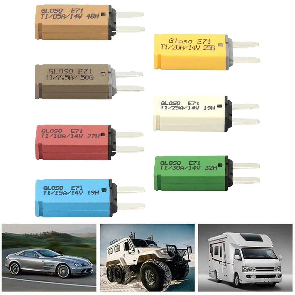 Description Picture 3 of itemAutomatic Recovery Circuit Breaker Fuse 12-24V/DC Multi-Protection Overcurrent Protection For Motorcycles For Oceans