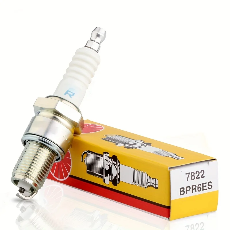 NGK BPR6ES Nickel Alloy Spark Plug 7822 Compatible with Changan Livina Sylphy Jincheng Ax100 Lawn Mower OE 12121258159