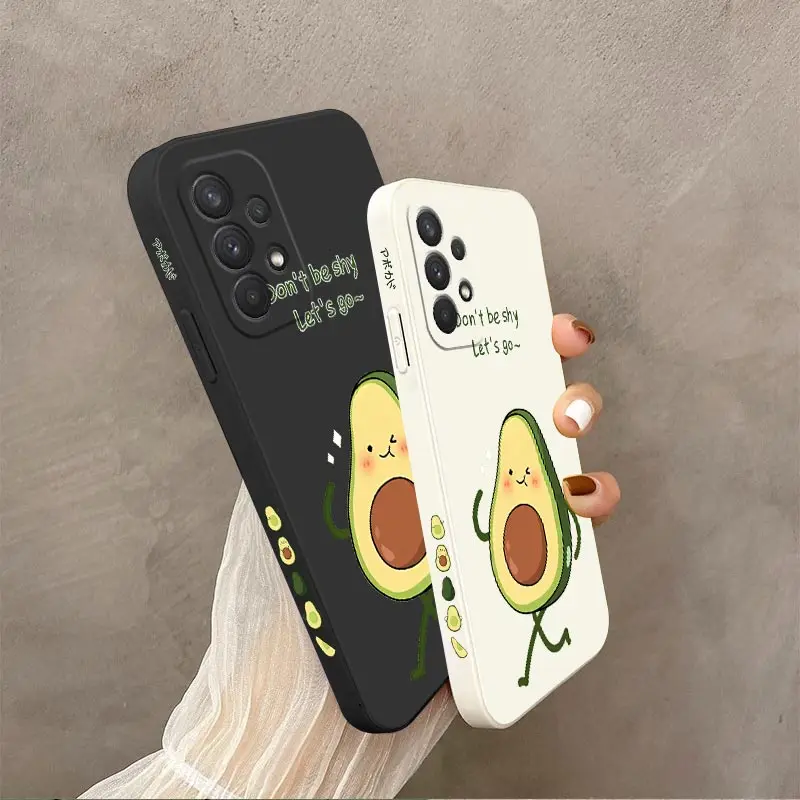 Avocado Family Silicone Phone Case - Stylish and Protective Cover