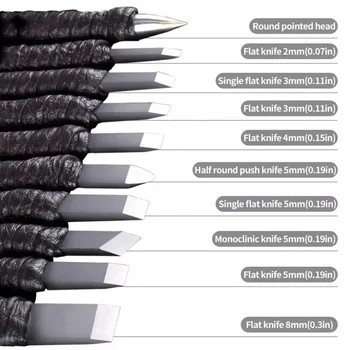 10-Piece Tungsten Stone Carving Kit 1