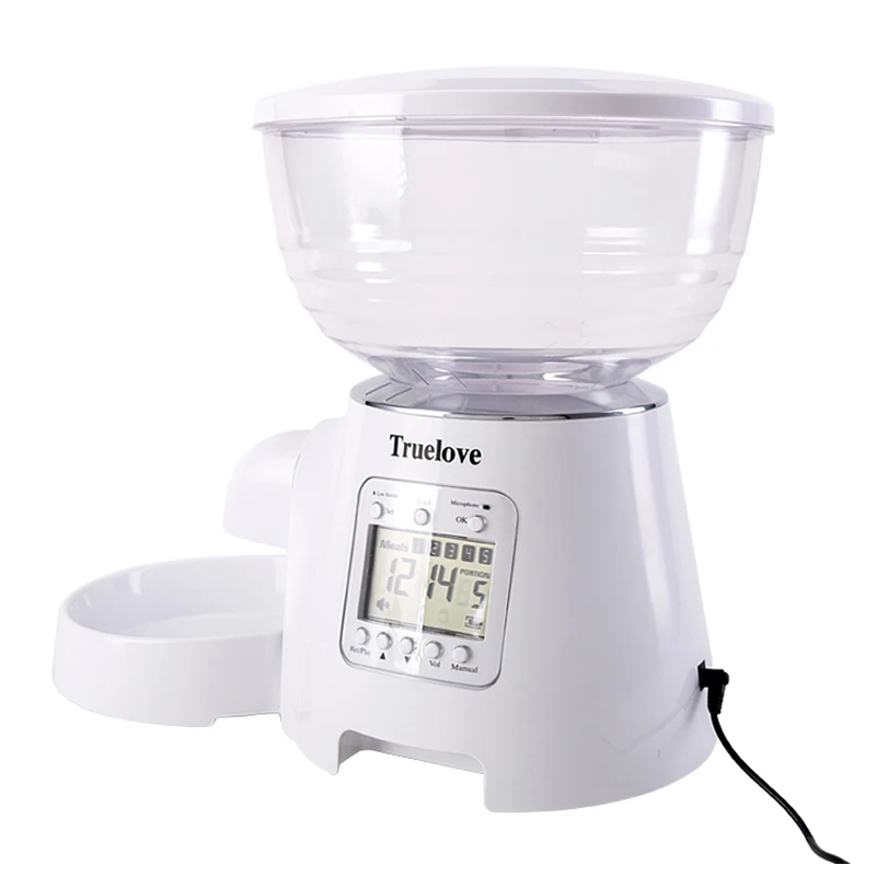 Truelove Pet 5L Automatic Feeder Can be Timed Quantitatively Suitable For Small Cats and Dogs Feeding Pet Supplies
