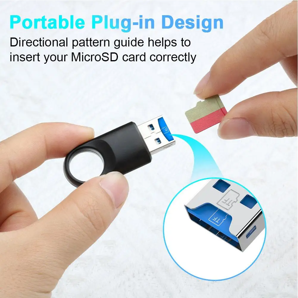 

USB3.0 Card Reader TF Card Is Suitable For Mobile Phone Computer Driving Recorder Micro SD Memory Card Reader R7K0