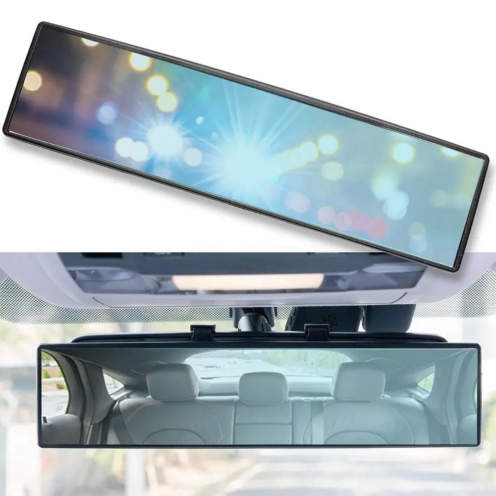 Excellent 300mm Interior Rear View Mirror Black Rearview Mirror 300mm