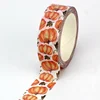 NEW 1X 10M Deco Pumpkin and Green Leaf Autumn Washi Tape for Scrapbooking Planner Masking Tape Kawaii Papeleria 1