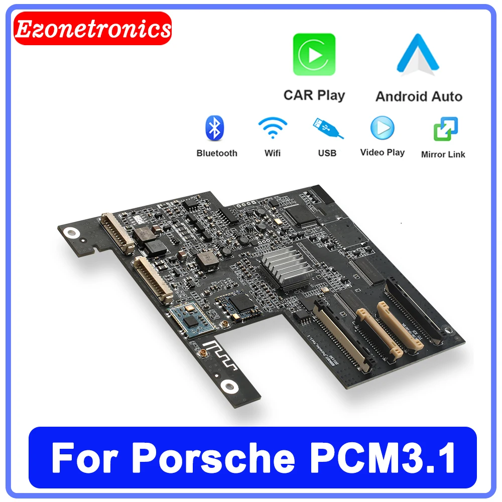 Фото Беспроводная модель Apple Carplay для Porsche Panamera cayan Macan Boxster 911 718 PCM 3,1 №1