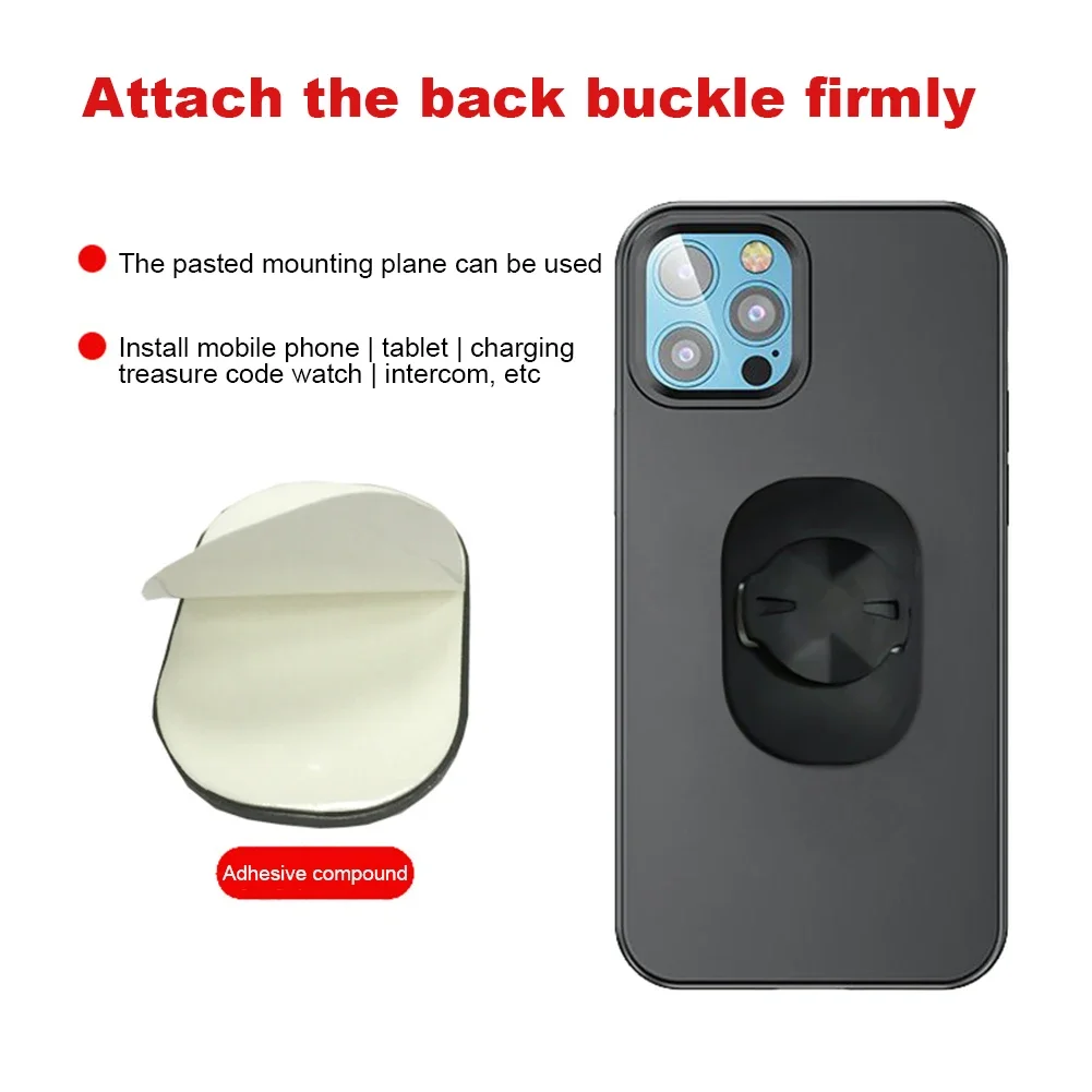 1-5PCS Bike Bicycle Mobile Phone Sticker Mount Strong Adhesive Back Button Paste Adapter Bicycle Computer Adapter for GARMIN