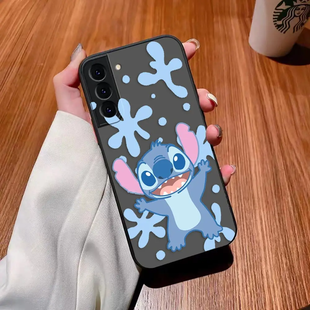 thumbnail image 1 of Matte Case for Samsung Galaxy S23 S22 S21 S20 S10 4G S9 S8 Plus ULTRA 5G LITE Case Funda Coque Shell Lilo & Stitch Cartoon Anime, 1 of 5