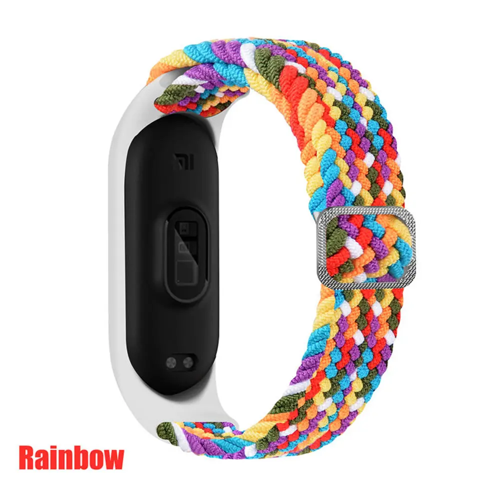 Braided Elastic Nylon Adjustable Solo Loop Wristband