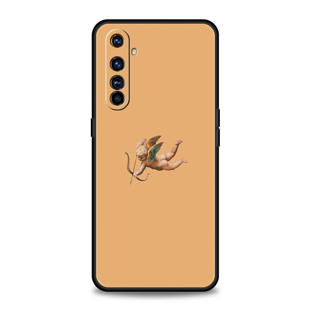 Vintage Cupid Angel Design Soft TPU Phone Case