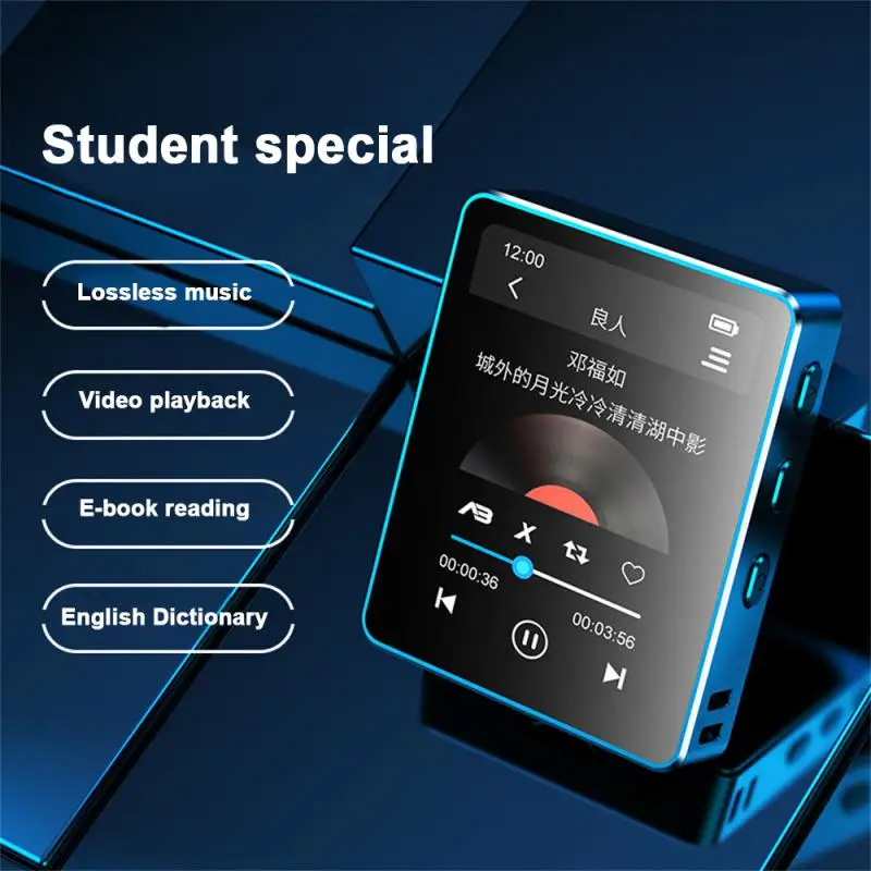 MP3 MP4 Player 1.8-inch Student Walkman Support AMV/AVI Video Format Support TF Card E-book Reading Large-capacity Storage mp4 player music player mini media player