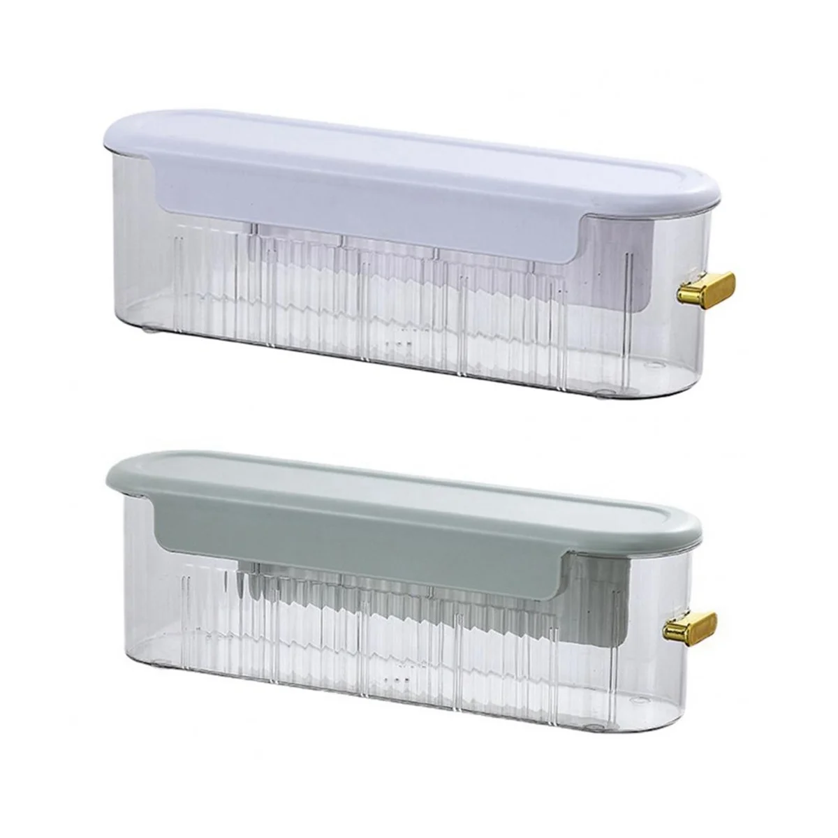 

Storage Box Underwear Case Closet Organizer Transparent Visible Classify Storing Dust-Proof Drawer Type 6 Grid Daily Use