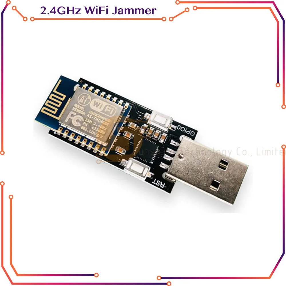 Esp8266 Wifi Jammer Wireless Network Killer Scheda Di Sviluppo Cp2102 Spegnimento Automatico 4Pflash Esp12 Modulo Ec3