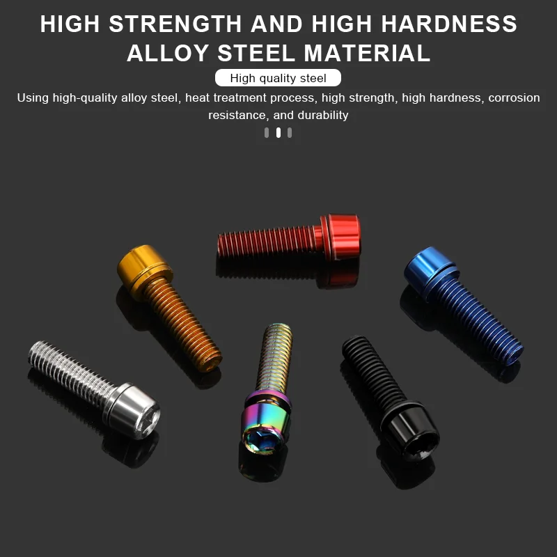 Vibrant Alloy Steel Hexagon Bolts with Washers