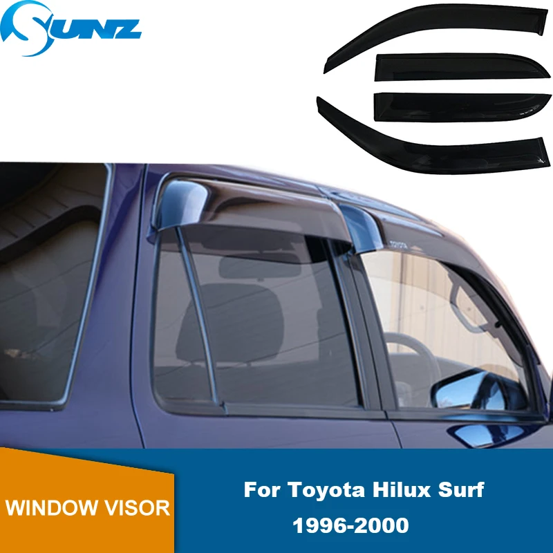 

Window Visor For Toyota Hilux Surf 1996 1997 1998 1999 2000 Car Window Deflector Visor Shade Weather Shield Sun Rain Guard