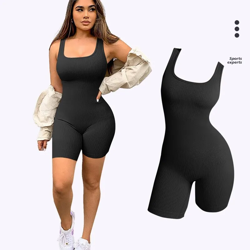 Women's Seamless One-Piece Gym Bodysuit