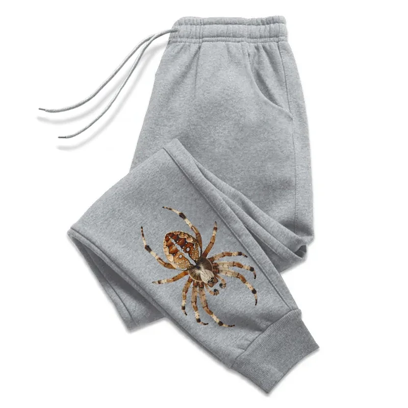 Men's Spider Printed Sweatpants Casual Jogging Pants