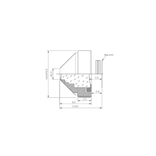 HD CCTV lens Pinhole 2.5MM  M12*0.5 Mount 1/3"  F2.0  110 degree for Mini  Surveillance Security  Cameras - Image 5
