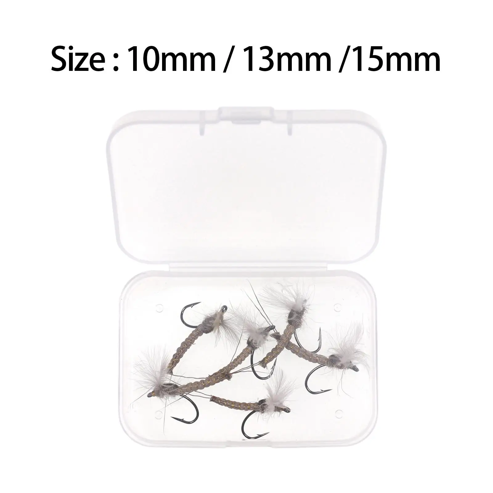 6Pcs Trout Fishing Flies Fishing Tackle Easy to Use Supplies fishing lures Dry