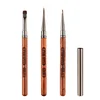 Sandalwood Gel Painting Triangular Brush Nail Art For Gel Tip Extension Acrylic Builder Accessory Nail Art Brushes 1