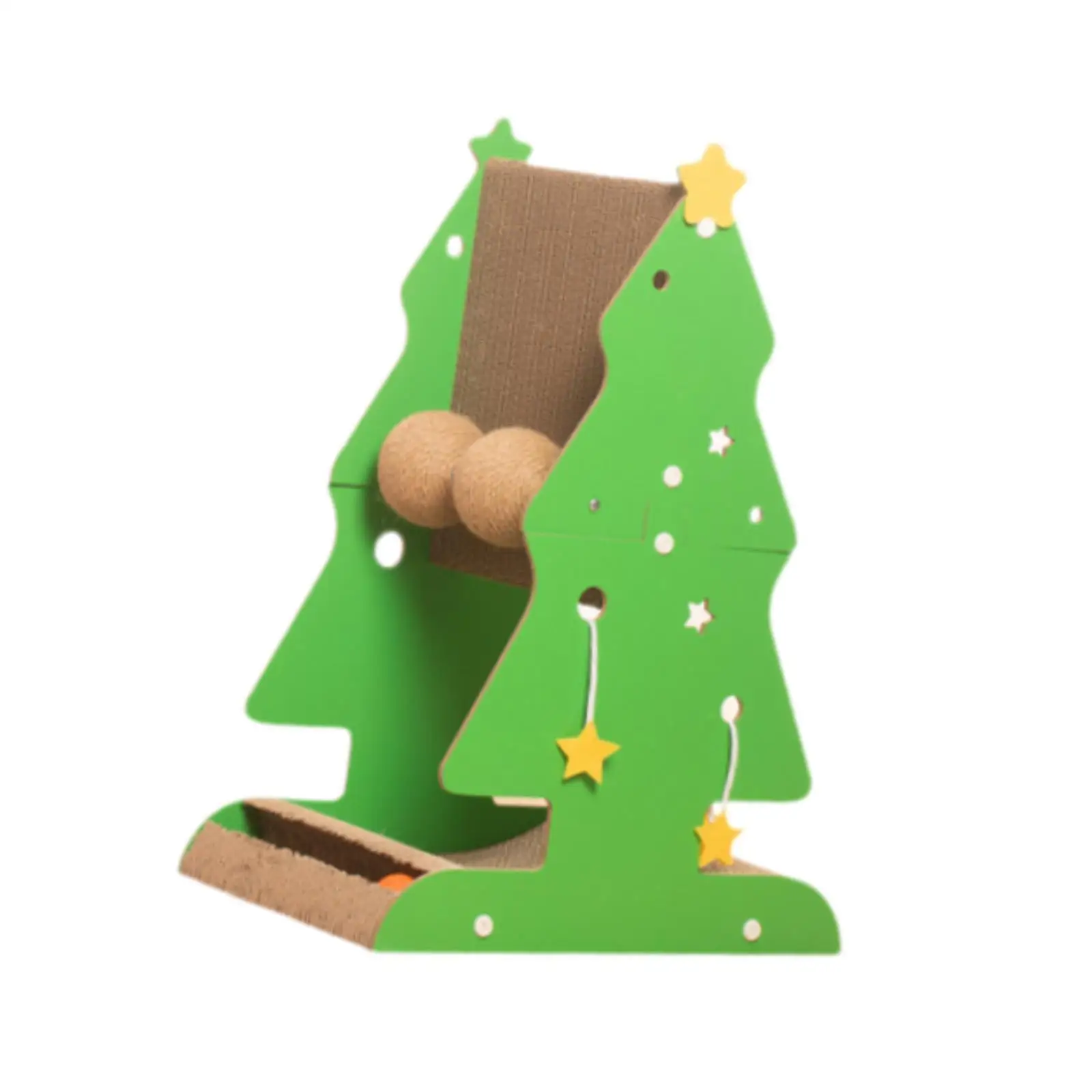 Cat Scratcher Christmas Tree Kitten Scratching Post for Indoor Cats Kitten