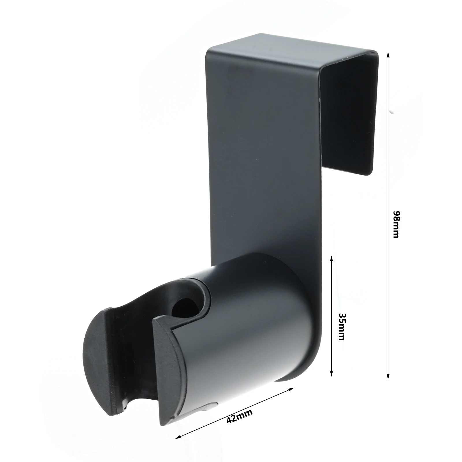 Description Picture 5 of item1set Stainless steel Bidet Sprayer Holder with Hook Toilet Tank Hand Shower Head Holder Attachment Bathtub Robe Hangers Bracket