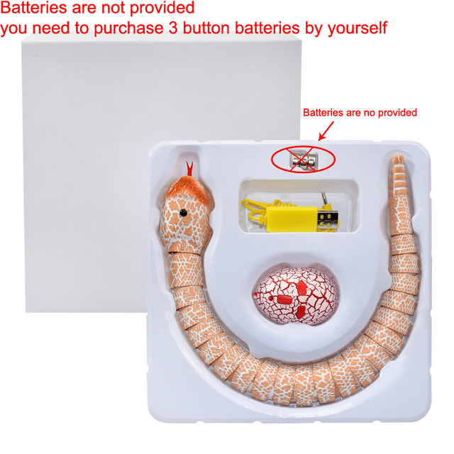 Animal Infrared Remote Control Electric Snake Egg Rattlesnake Kids Children Toys Trick Terrify Mischief Toys Snake Model DDJ