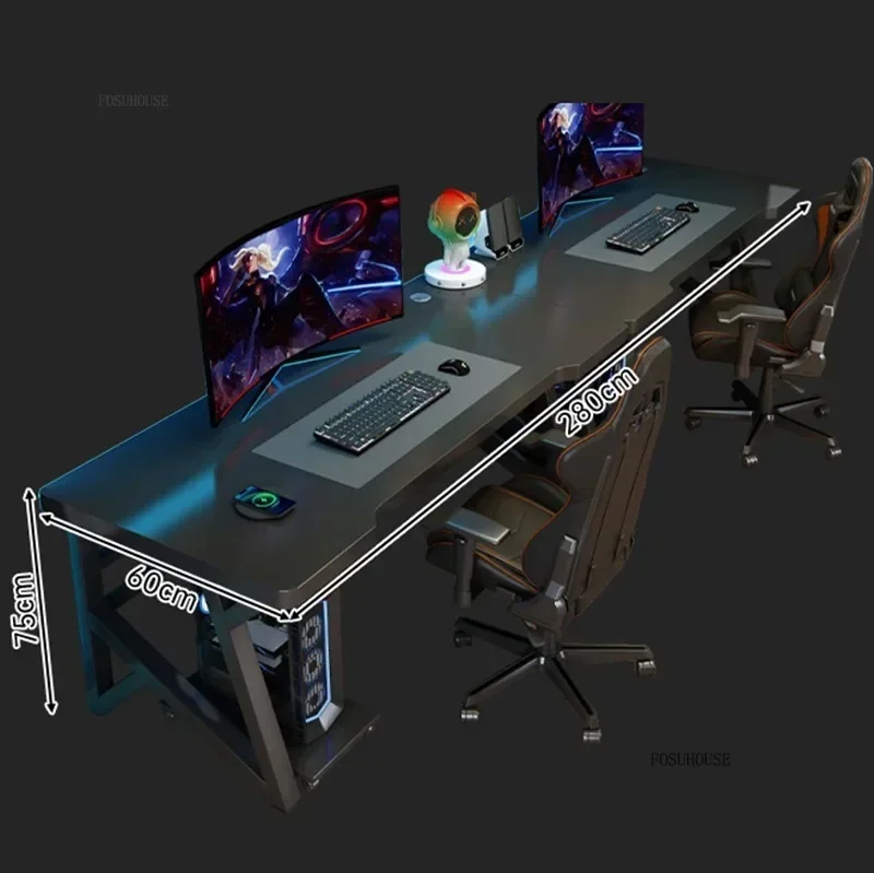 Modern Double Computer Desks Home Desktop E-sports Gaming Tables Bedroom Simple Desk Student Study Tables Office Furniture