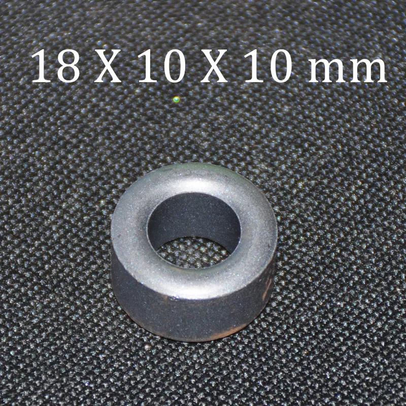Ferrite Core EMI Filter 10pcs 18X10X10 Ferrite Cores Ring Anti-Parasitic Toroide Toroidal Bead Coil Ferrites Ferrous Suppression