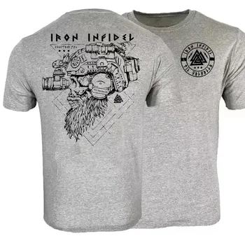 Valhalla T-shirt Warrior Tactical Skull T-shirt