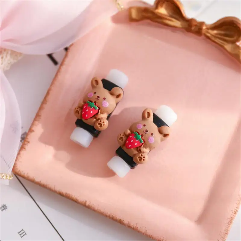 For IPhone Cute Cartoon Data Cable Protective Sleeve Charging Cable Anti-break Protector Headphone Cable Protection 1