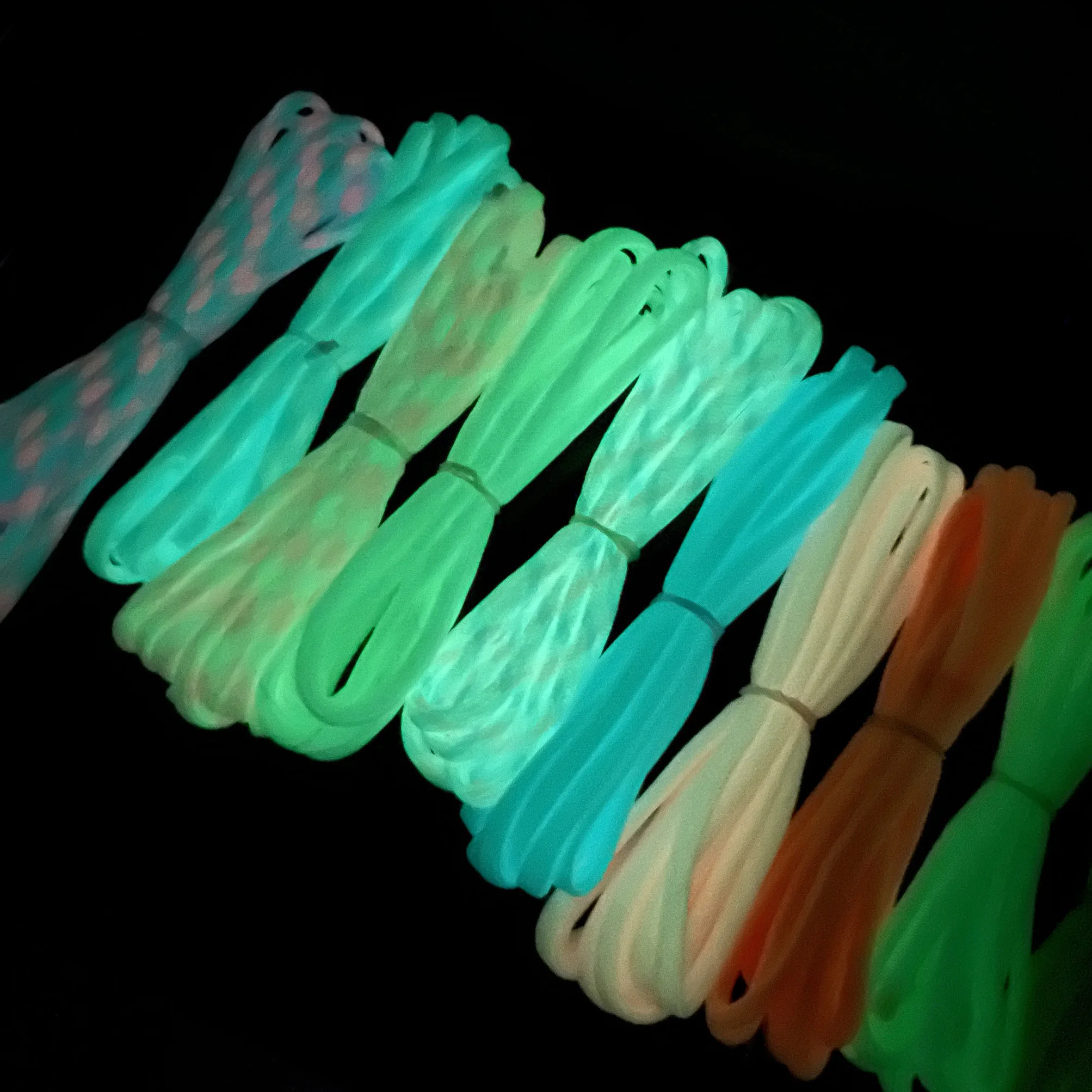 Leuchtendes Paracord, 7 Kerne, 4 mm, fluoreszierendes Seil für den Außenbereich, Noctilucence-Überlebensseile, Nylon-Zeltschnur, leuchtendes Fallschirmschnur-Lanyard