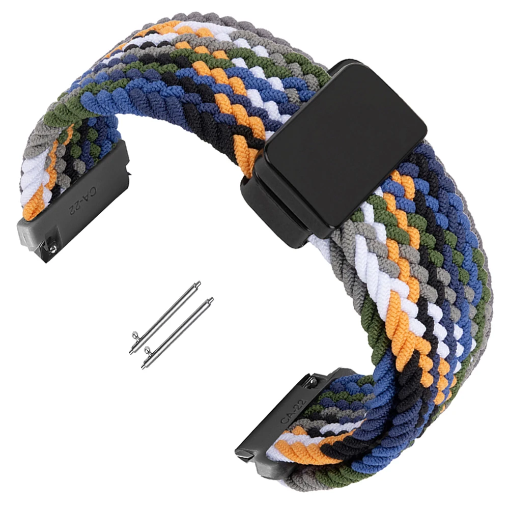 Magnetic Braided Loop Nylon Strap - 20mm/22mm Bracelet