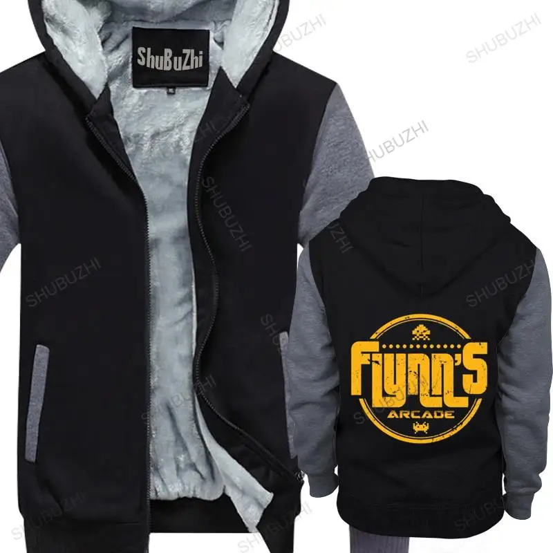 

Men thick hoodies pullover Custom Printed hoodie Men jacket Flynn Arcade Tron warm hoody homme bigger size