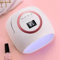72W Rechargeable UV LED Nail Lamp Professional Lamp for Manicure with 3 Timer Settings  Auto Sensor for Nail Art Tools at Home 1