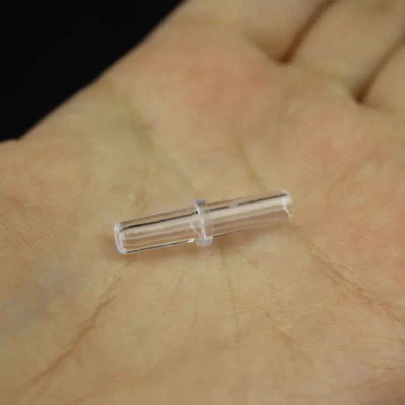 10Pcs Aquarium Airline Tubing Connectors Fish Tank Transparent Adapters for 3/16" Inner Diameter Air Line Hose I/L/T/Y Shaped