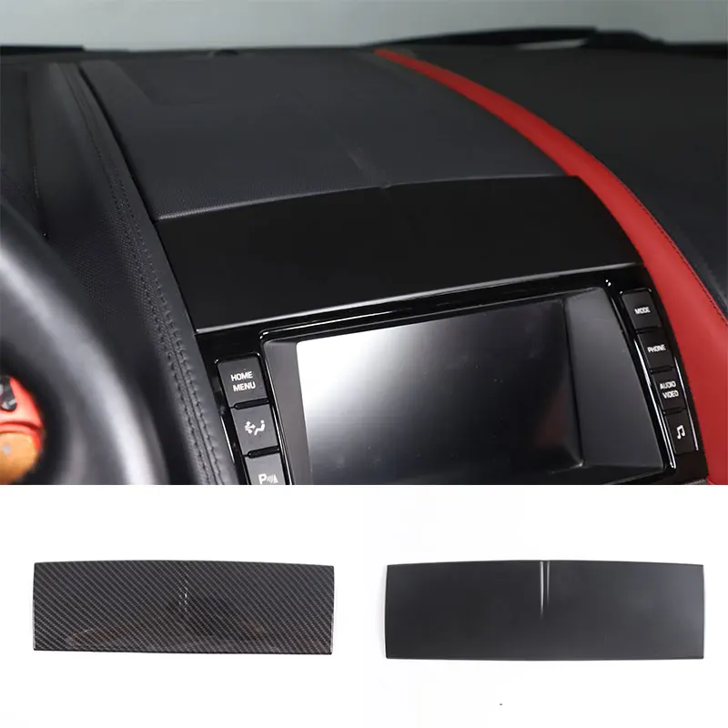 

For Jaguar F-TYPE f type 2013-24 Car Central Control Decoration Sticker ABS Carbon Fiber Central Control Protection Accessories
