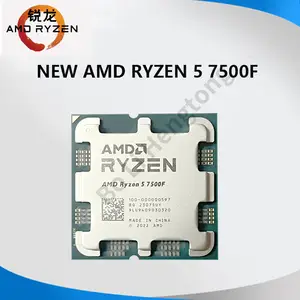 NEW AMD Ryzen 5 7500F R5 7500F 3.7GHz 6-Core 12-Thread CPU Processor 5NM  L3=32M 100-000000597 Socket AM5 Origin - AliExpress