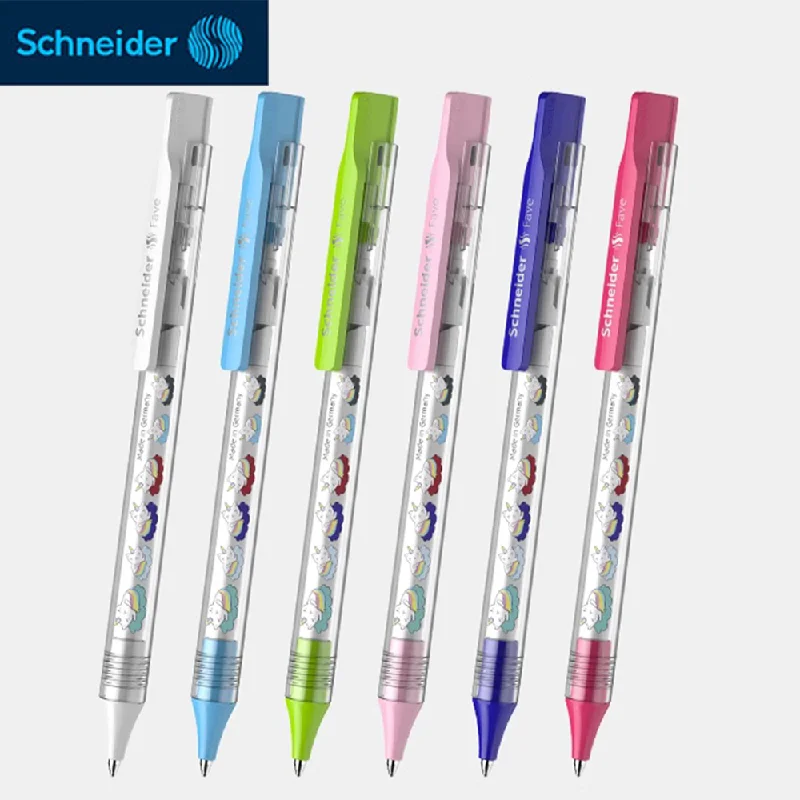 1pcs Schneider Fave  0.5mm Gel Pen Black Quick-drying Writing Smooth Interchangeable Core School Supply