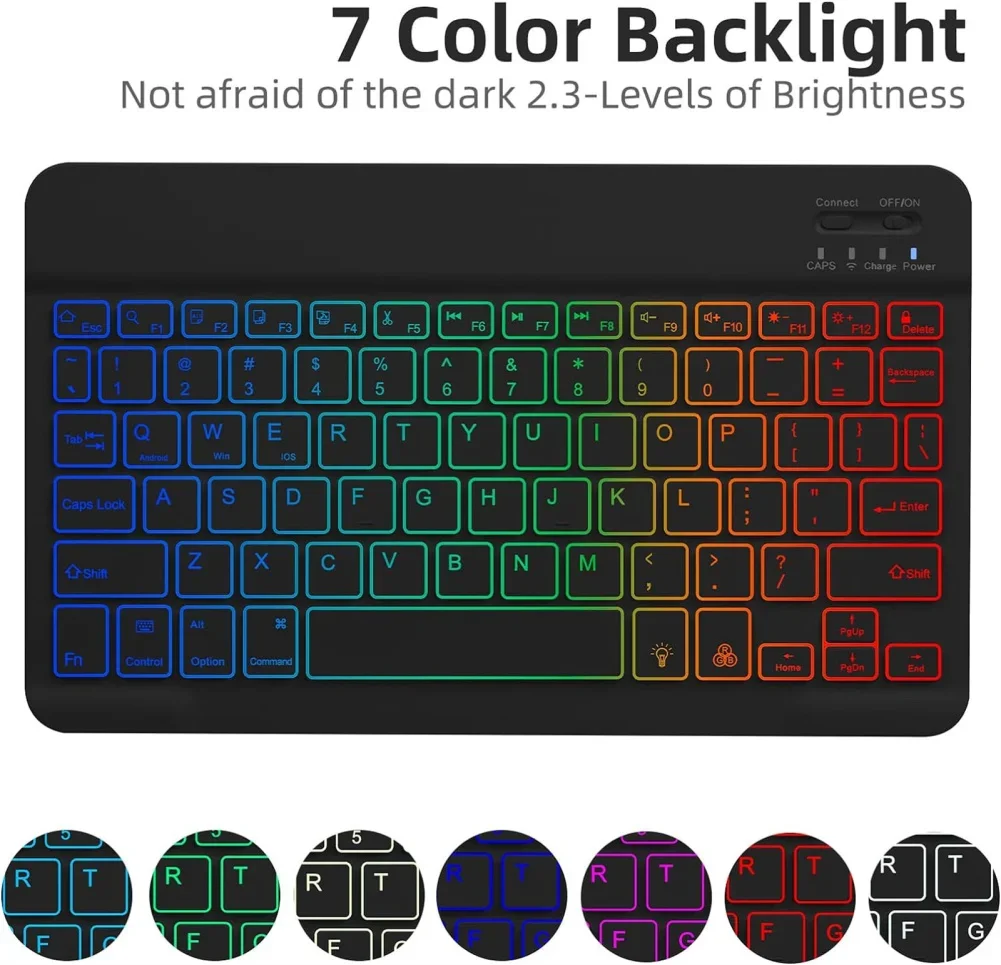 Wireless Detachable Backlit Keyboard Case