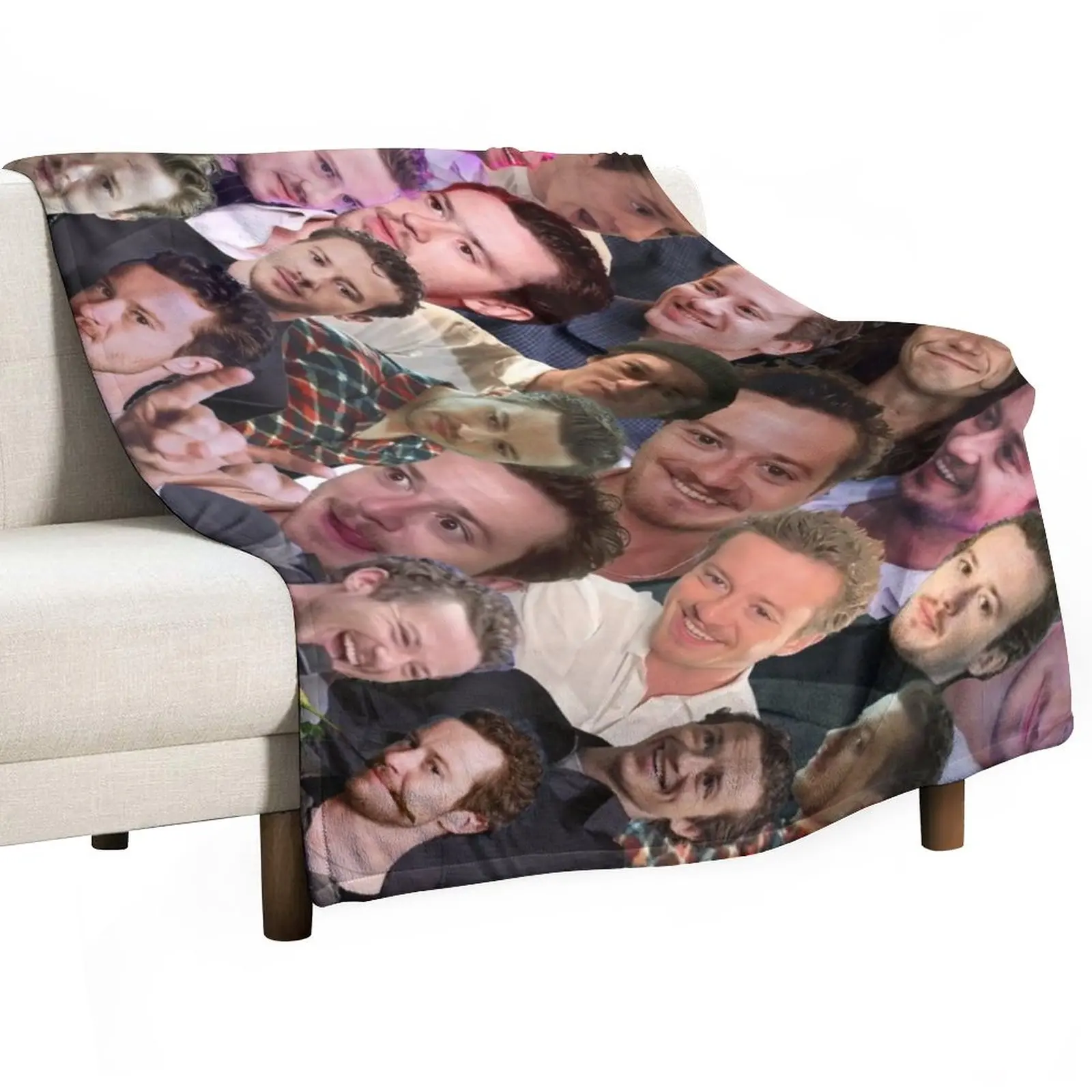 

Одеяло с коллажем для фотографий Джозефа Куинна, тонкое одеяло, одеяло для волос