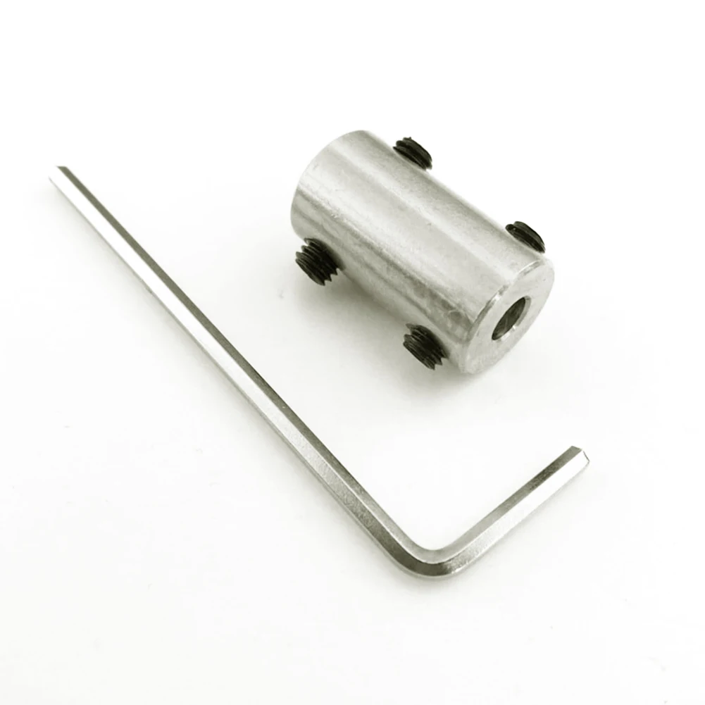 1Set 4mm/5mm/6mm/8mm/10mm 45# Steel Rigid Motor Shaft Coupling Coupler Transmission Connector Sleeve Adapter for RC Boat Car shaft coupler shaft connector rigid shaft coupler