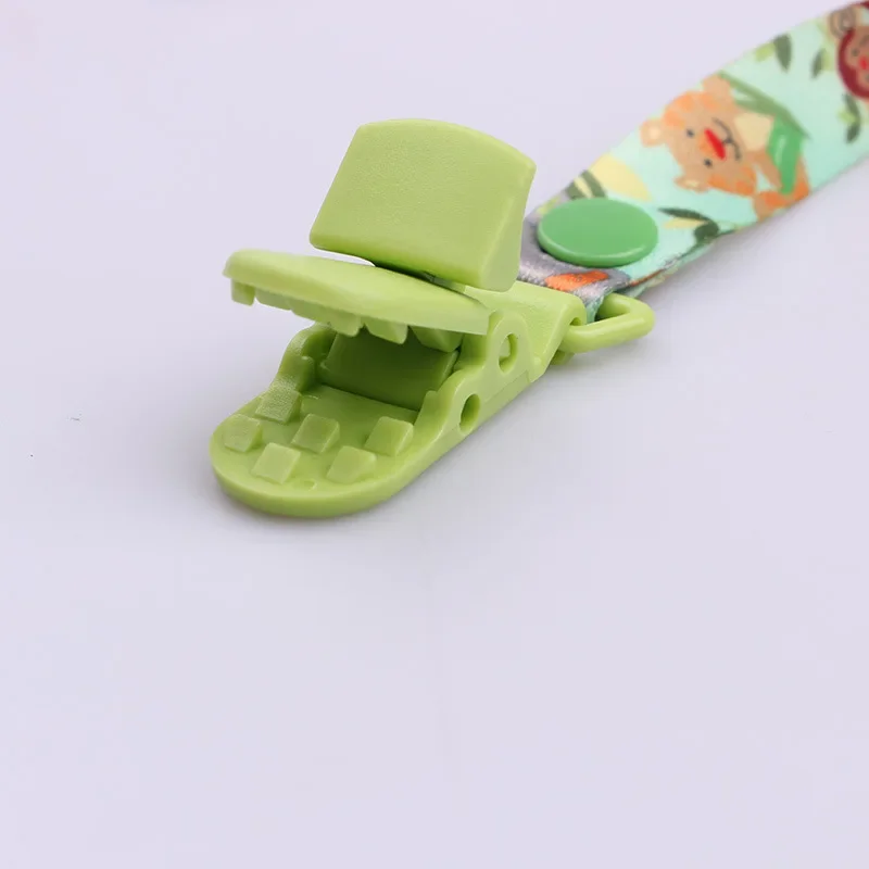 Pacifier Clip 3Pcs/Set Baby Pacifier Chain Dummy Nipple Holder Cartoon Print Child Soother Holder