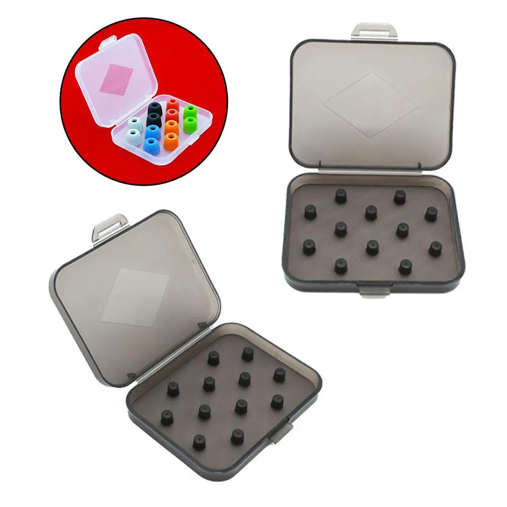 Transparent Silicone Eartip Storage Box For Memory Foam Eartips