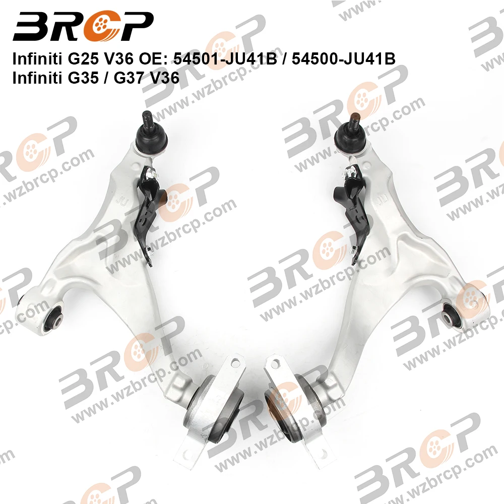 

BRCP Пара Передняя Нижняя подвеска рычаг управления для Infiniti G25 G35 G37 V36 седан 54501-JU41A 54500-JU41A