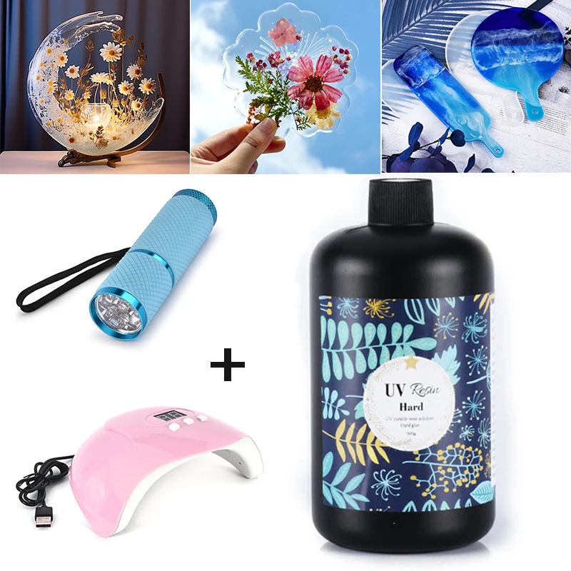 Быстросохнущий прозрачный УФ-клей для украшений, 10/25/30/50/60/100/200 г