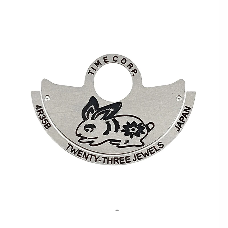 NH35 NH36 Automatischer Hammerrotor-Patch, passend für NH34 NH35 NH36 4R35 4R36 7S Uhrwerk, SKX007 Uhr, automatisches Hammer-Metall-Patch-Teil – Detail 2