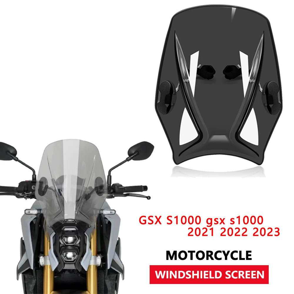 

Ветровой отражатель для GSX S1000 gsx s1000 2021 2022 2023, Новый универсальный ветровой экран для мотоцикла, чехлы на лобовое стекло, мотоциклы D