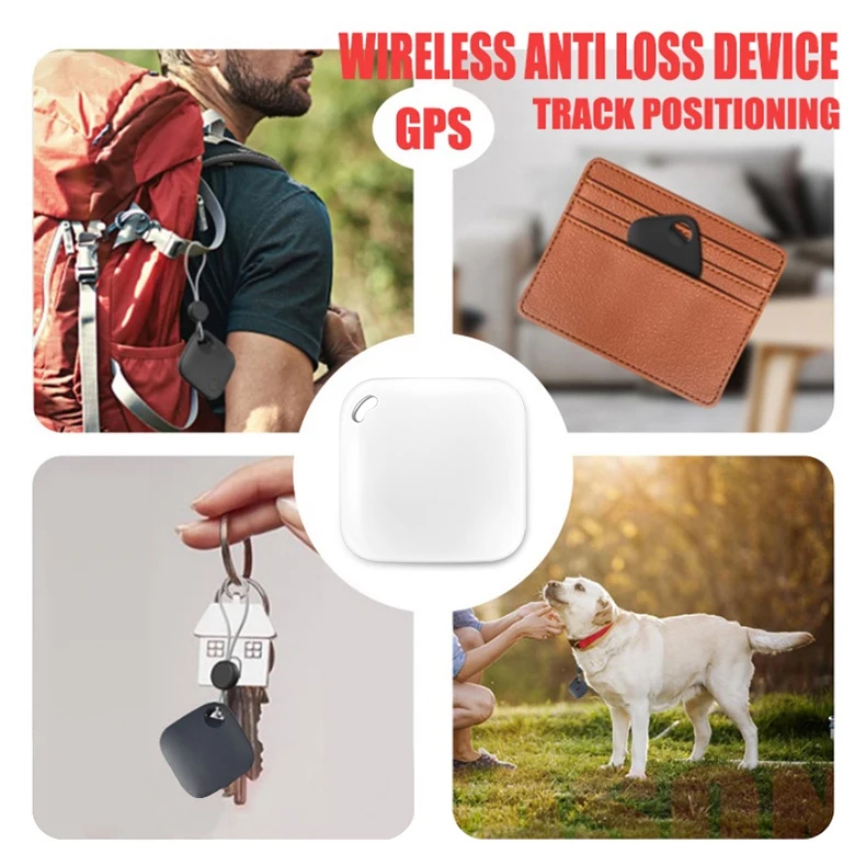 Smart GPS Tracker Works With Apple Find My APP Pet Kids Luggage Key Tracking Global Accurate Positioning Bluetooth Tag Tracker gps tracker gps locator