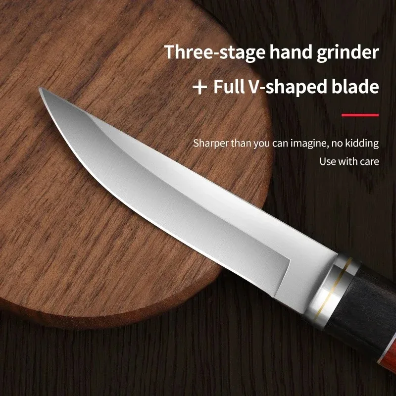 Small Pocket Knife Multi-function Stainless Steel Cutting Cleaver for Fruit Vegetable Slicing Home Cooking BBQ Tools kitchen knife