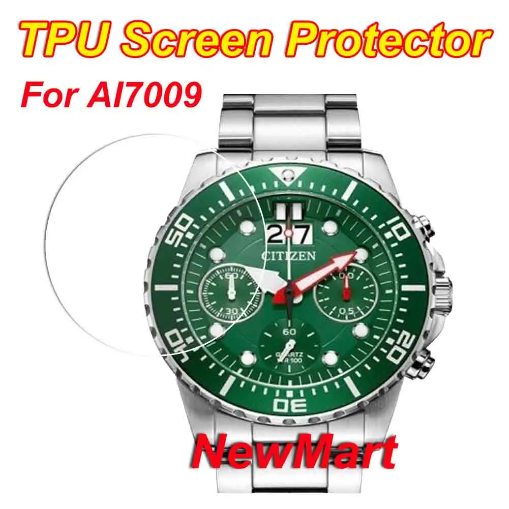

3Pcs Protector ForAI7000 AI7009 AI7001 AI7008 AI7005 TPU Nano Screen Protector For Citizen Watch